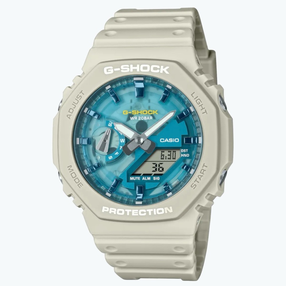Casio G-Shock GA2100AS-5A (Aqua Blue) Digital Watch